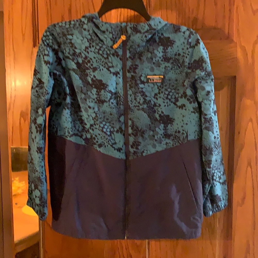 Girls LLBean jacket. Size (M) 10-12.